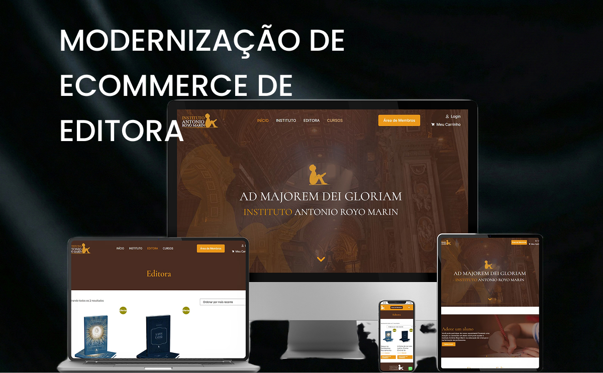IARM modernização de ecommerce e editora